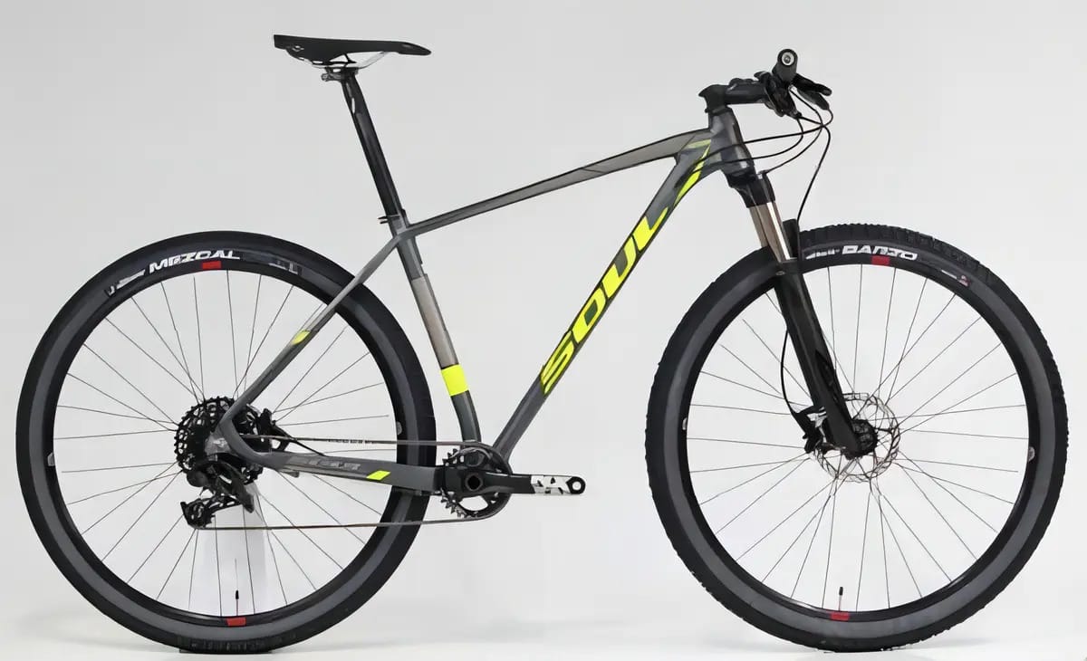 Bicicleta mountain bike Soul Cycles SL 729 2017 tamanho do uadro M - azul-celeste