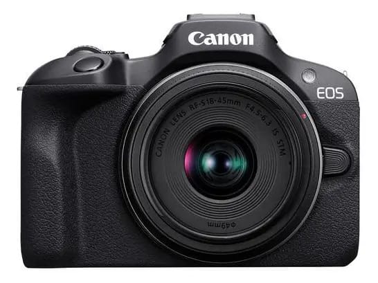 Câmera Canon Eos R100 Com Lente 18-45mm Mirrorless Br