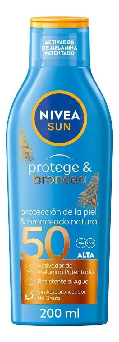Nivea Sun Protect E Leite Bronzeador Com Fps Ml