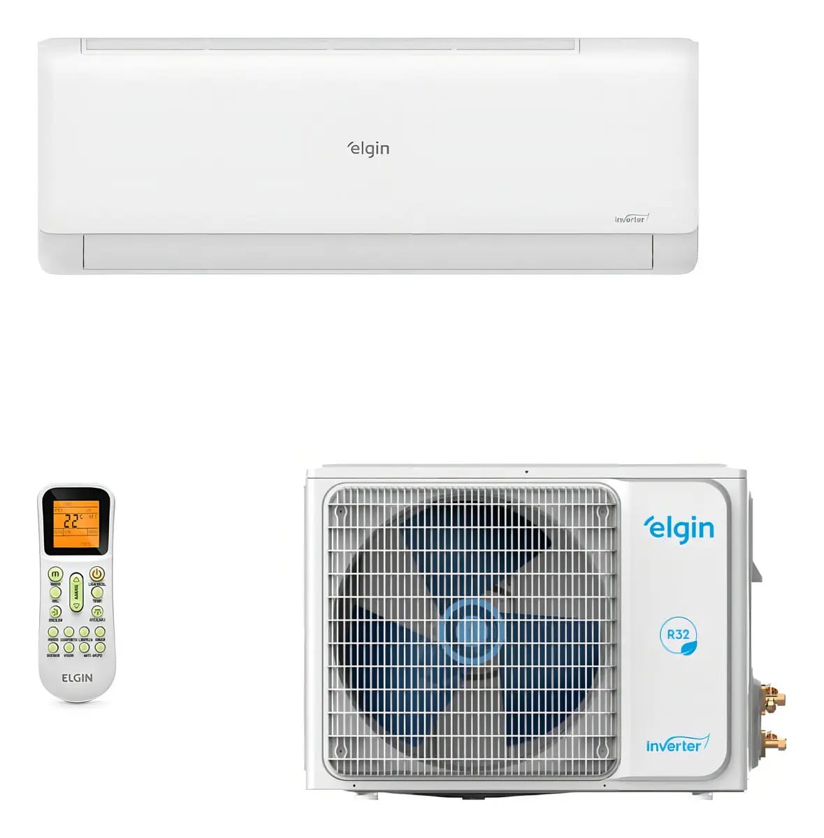 Ar-condicionado Hw Elgin Eco Inverter Ii Wifi 12000 Btu Qf