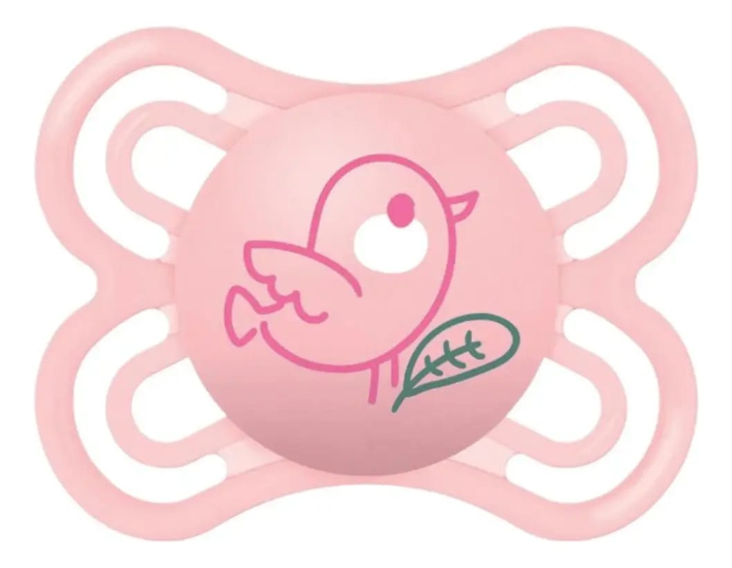 Chupeta De Bico Physio Soft Mam Chupeta Com Design Animais Para Bebés De 0-6 Meses Branco - 1 Unidade