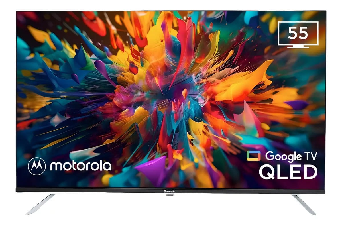 Smart TV Motorola Google Tv 55 Qled