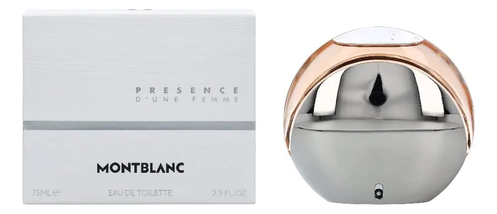Spray Mont Blanc Presence Edt para mulheres, 2,5 onças