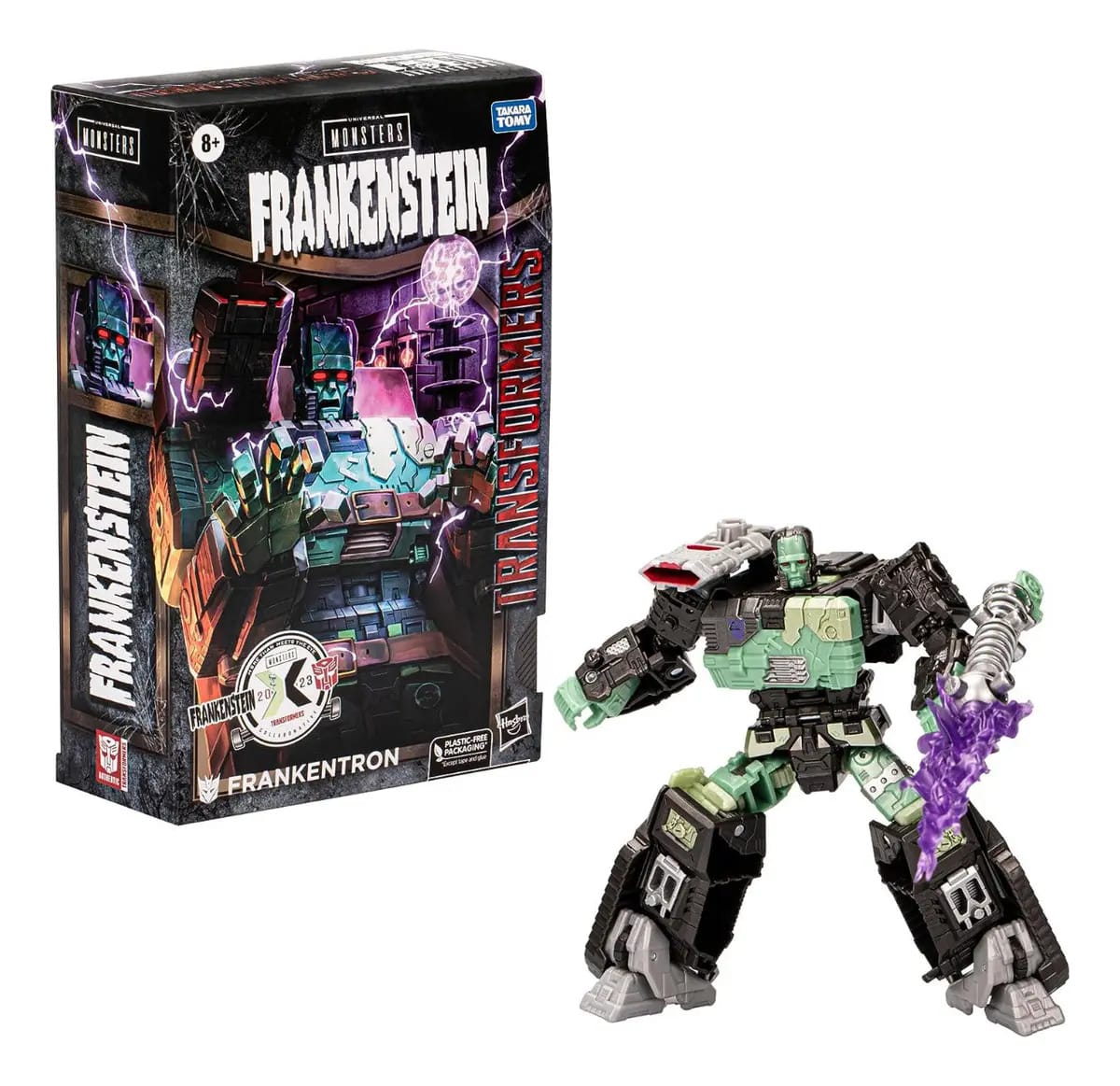 Boneco Transformers Frankentron Universal Monsters Hasbro