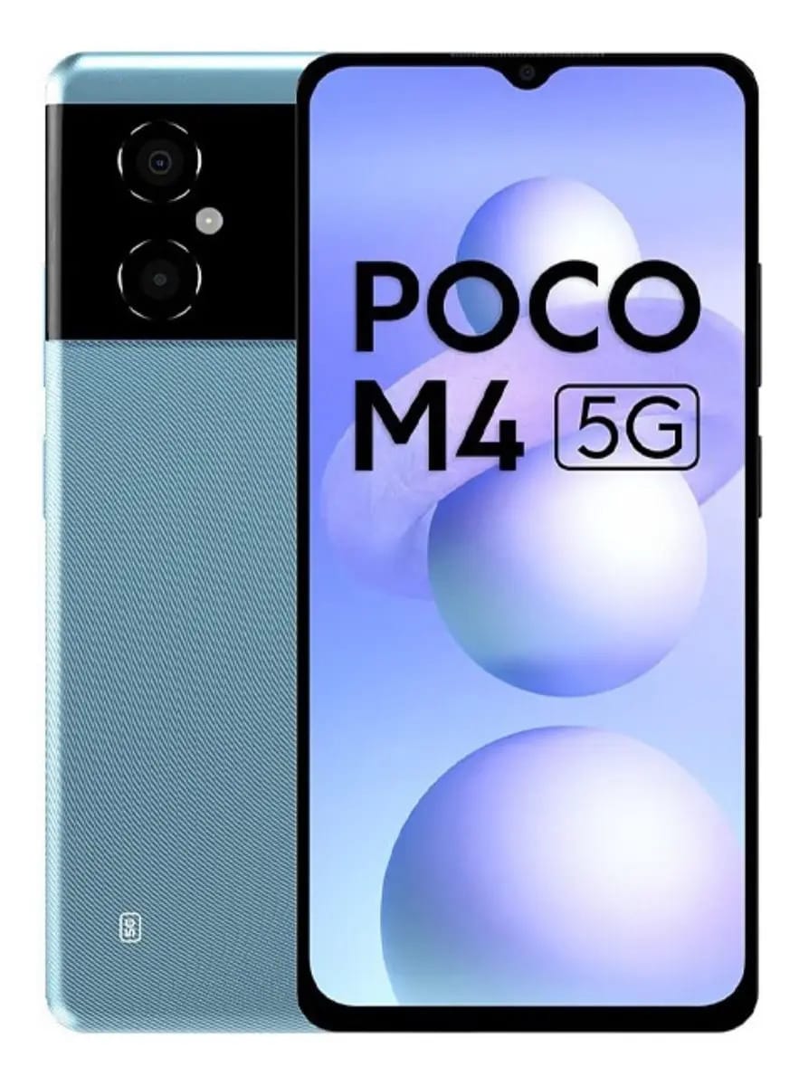 Smartphone Xiaomi Poco M4 5g Dual Sim 128gb 6gb Ram Global Cor Azul-aço