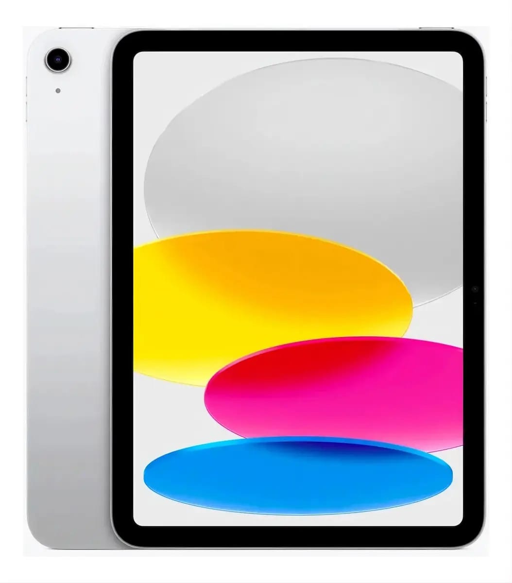 Apple iPad (11ª geração) 11, câmera A16 com chip A16 de 256 GB, 12 mpx, cinza claro
