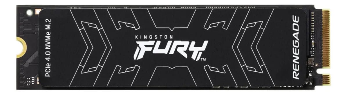 Ssd Kingston Fury Renegade 500gb M.2 2280 Nvme Pcie 4.0 Preto