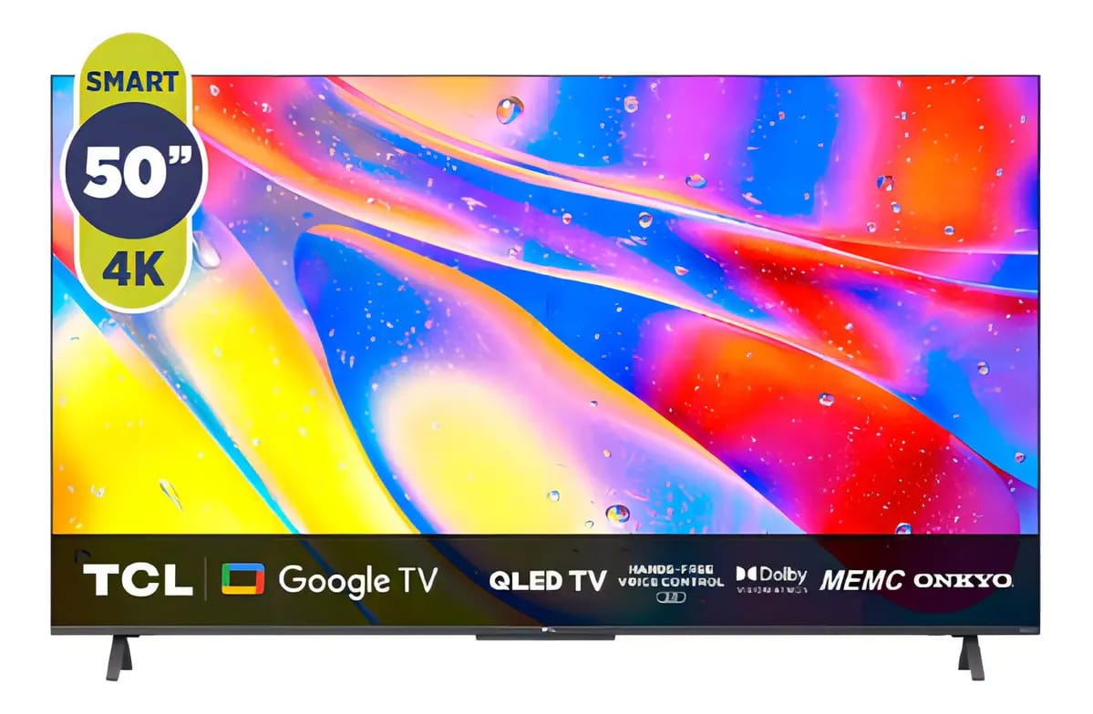 Smart TV Qled Tcl L50c725-f 50 Google Tv