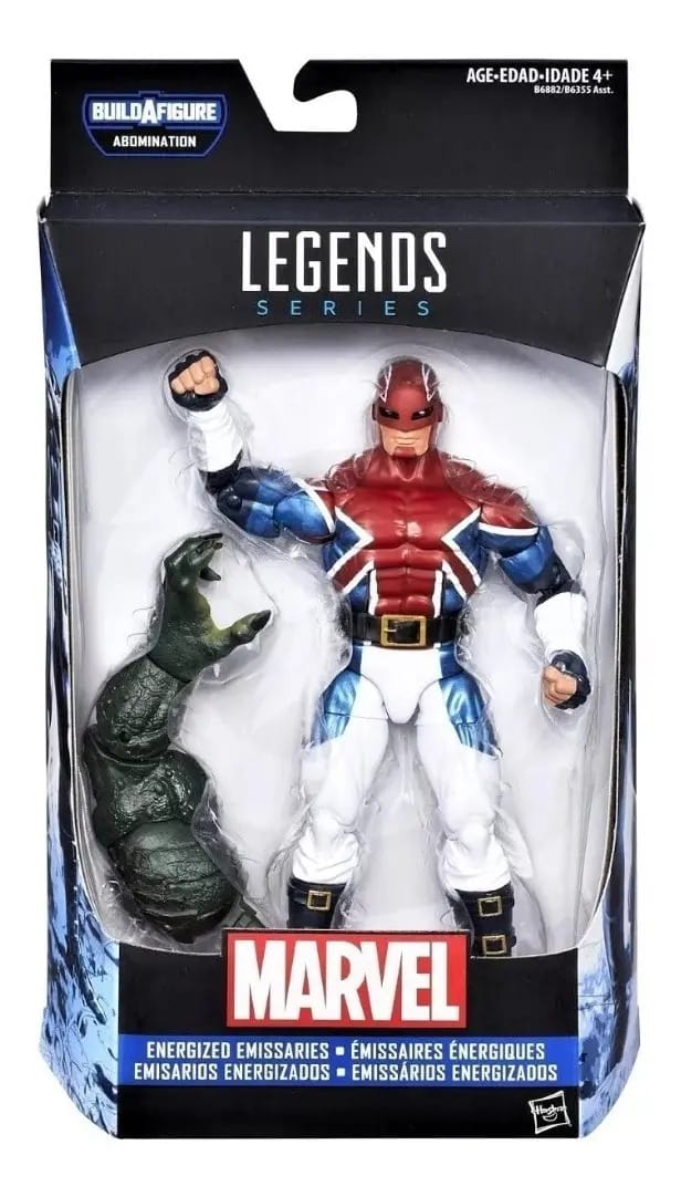 Boneco Captain Britain Marvel Legends Hasbro