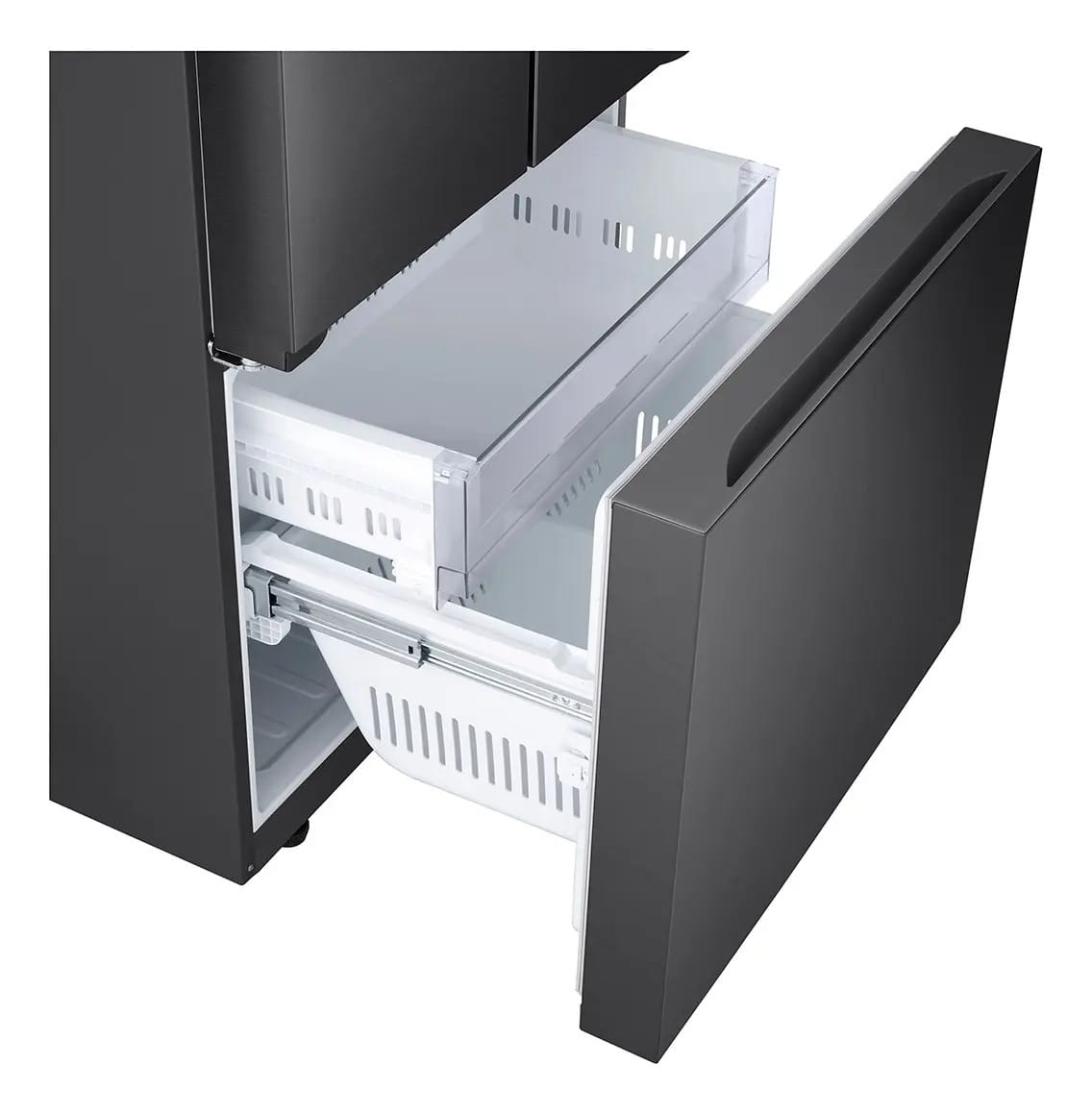 Geladeira LG French Door GM25bpt de 25 pés cúbicos preta fosca
