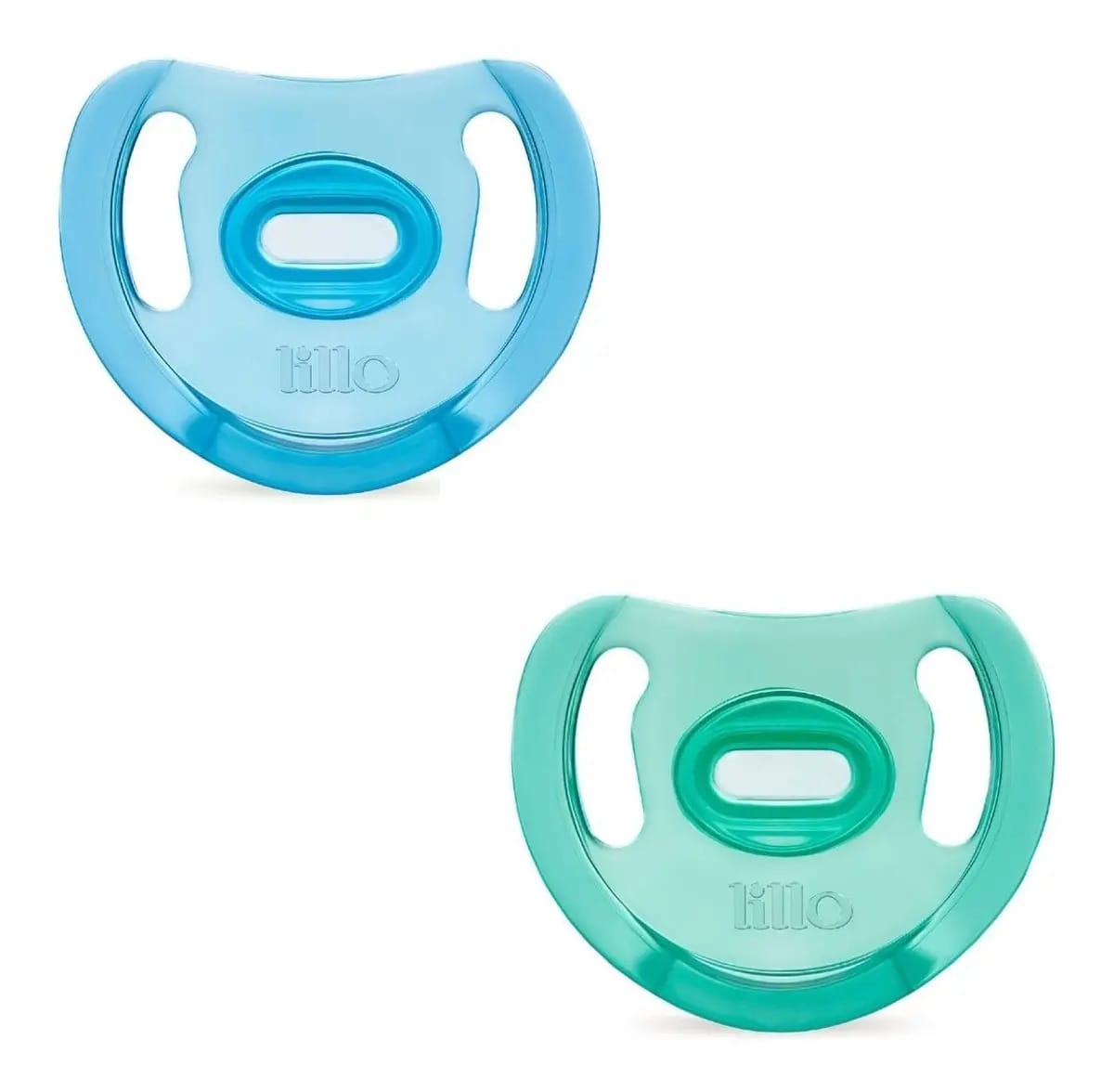 Kit 2 Chupetas Comfort 100% Silicone 6m+ Azul - Lillo