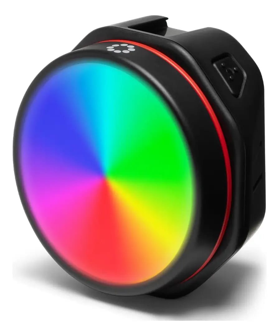 Joby - Luz de vídeo de 12 RGB, recarregável, portátil, luz LED