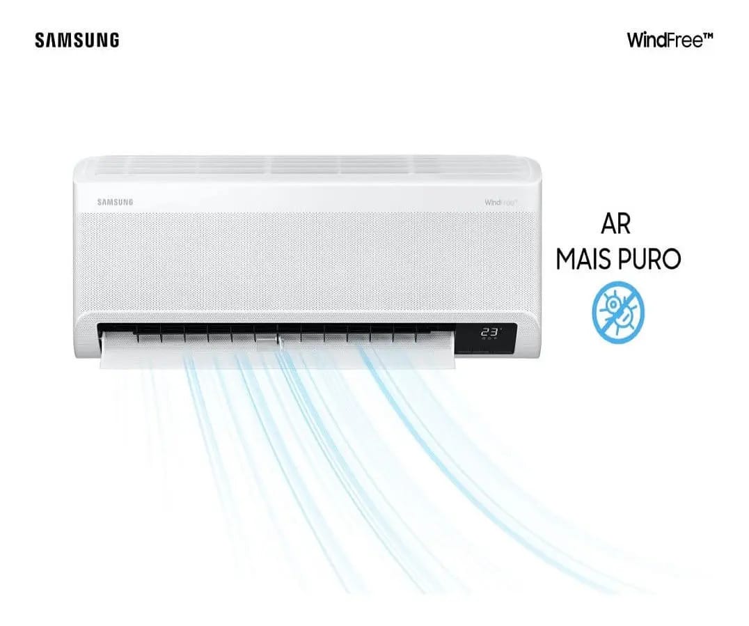 Split Inverter Samsung Windfree Sem Vento 22.000 Btu -
