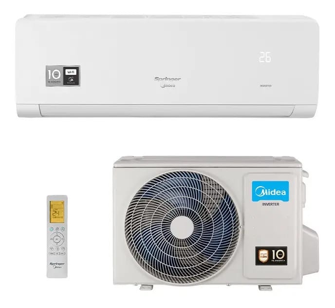 Ar Cond Inverter Xtreme Connect Springer Midea 12000 Fr Cor Branco