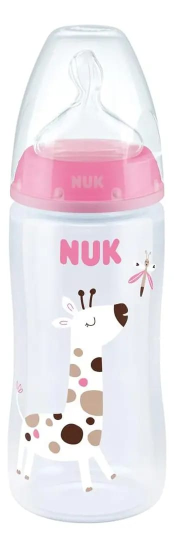 Mamadeira Anticólica Nuk First Choice Girl 300ml 6m