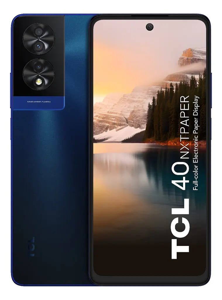 Smartphone Tcl 40 Nxtpaper 4g, 256gb, 16gb Ram (8 + 8), Tela Fhd+ 6,78 90hz, Dual Sim, Câmera Tripla 50+5+2mp E Frontal 32mp - Azul