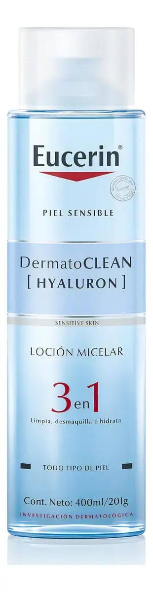Loção Micelar Eucerin Dermatoclean 3 em 1 400 ml Eucerin DermatoClean