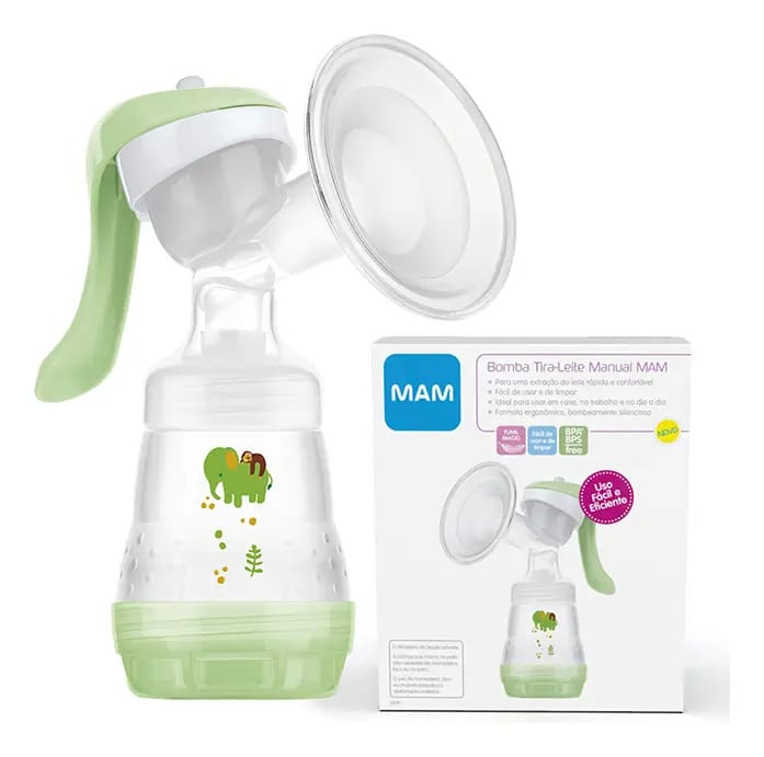 Bomba Tira Leite Manual Materno Coletor Breast Pump - Mam