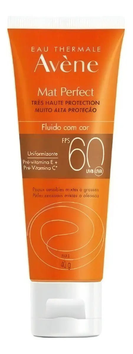 Avène Mat Perfect Fps 60 - Protetor Solar Com Cor 40g