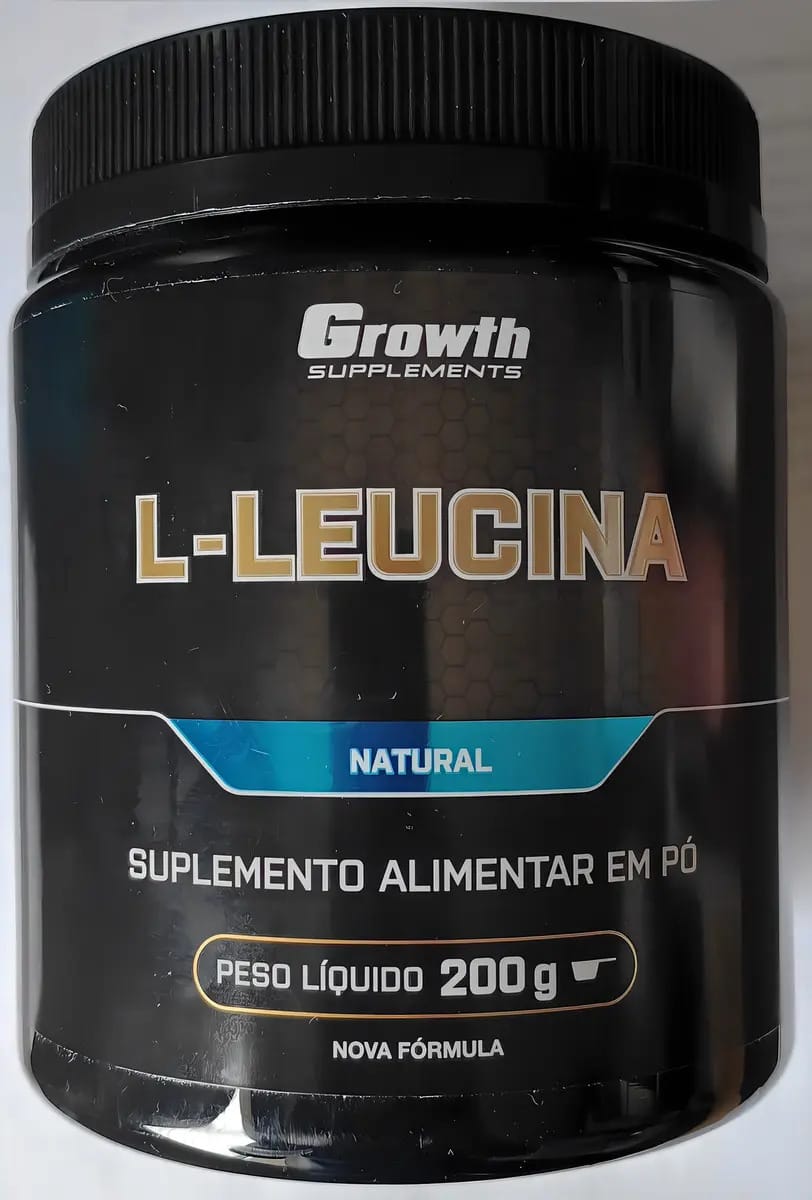 Leucina (200g) - Growth Supplements Sabor Natural