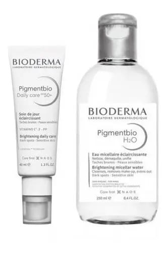 Bioderma Pigmentbio Daily Care Fps50 40ml H2o Micellar 250ml Tipo De Pele Todo Tipo De Pele