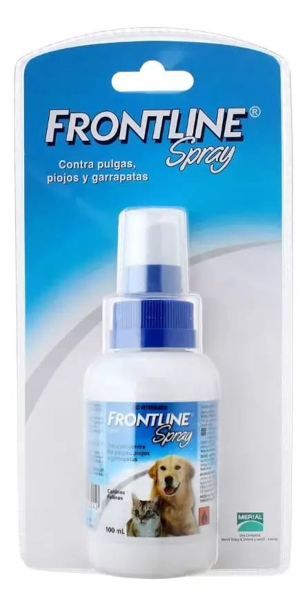 Frontline Spray 100ml antiparasitário externo para cães e gatos