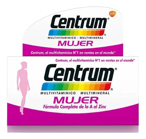 Multivitamínico feminino Centrum, 30 comprimidos, sabor sem sabor