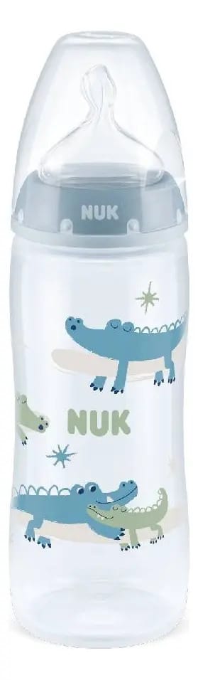 Mamadeira First Choice Controle Temperatura 360ml Azul - Nuk