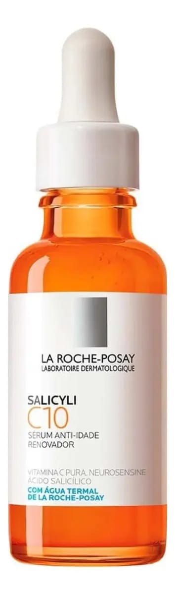 Sérum Anti idade Pure Vitamin C10 30ml La Roche-posay Momento de aplicação Dia Tipo de pele Grasa Sensivel