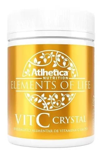 Vit C Crystal 100g Vitamina C Em Pó - Atlhetica Nutrition