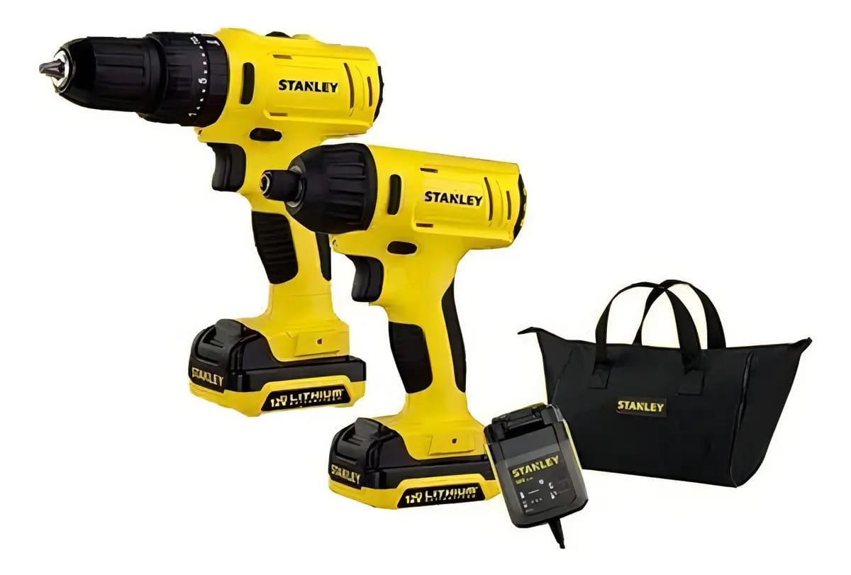 Furadeira Parafusadeira De Impacto 3/8 Biv Schi121s2 Stanley