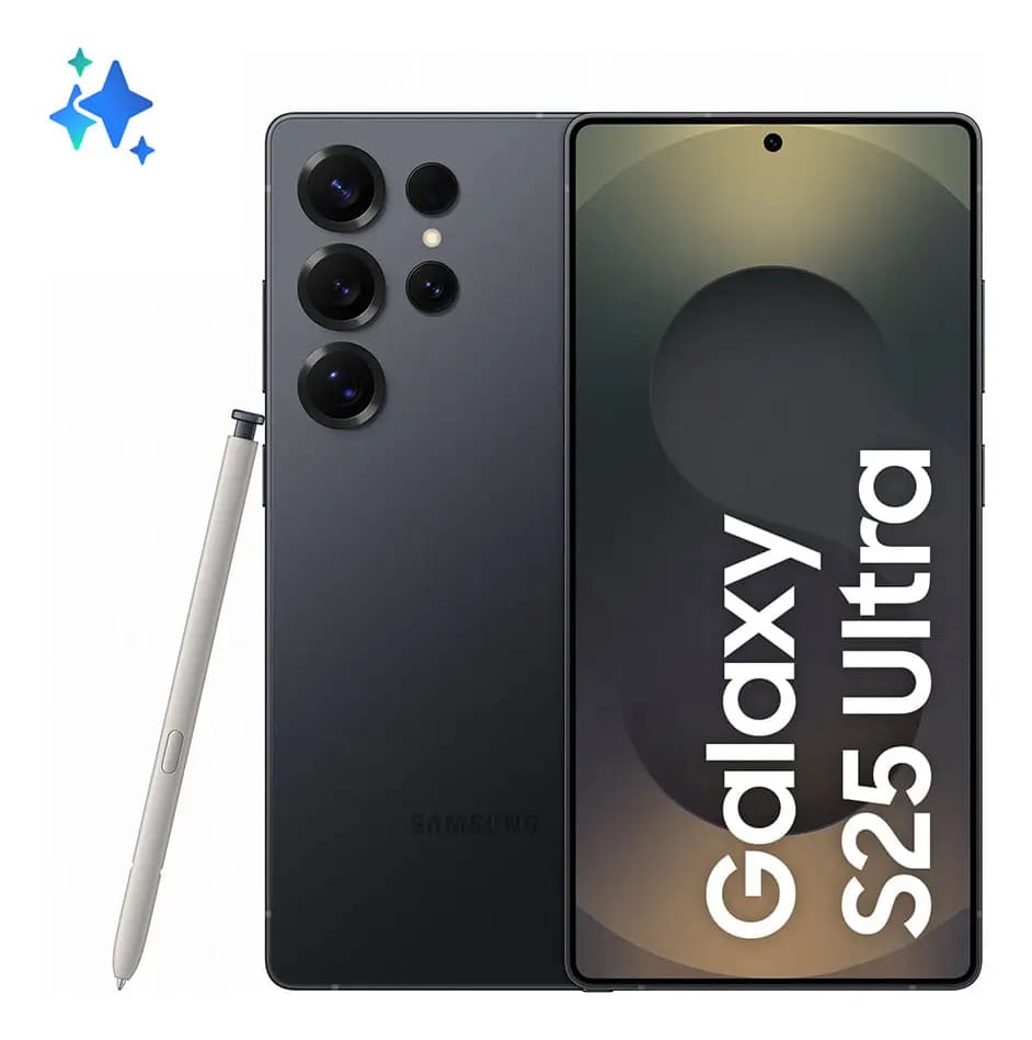 Celular Samsung Galaxy S25 Ultra 5g, 1tb, 12gb Ram, Câmera Quádrupla De 200+50+10+50, Tela Grande De 6.9 Titânio Jetblack