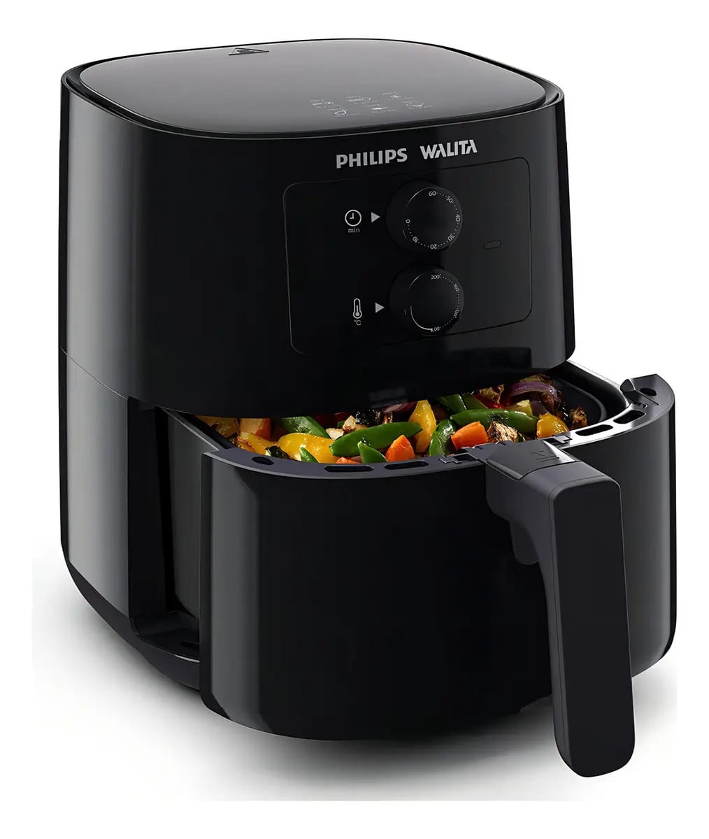 Fritadeira Airfryer 3000 1400w Philips Walita 110v Outlet Cor Preto