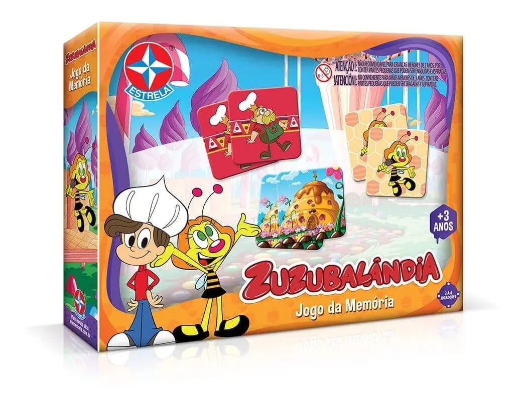 Jogo Da Memoria Zuzubalandia 54pc - Estrela