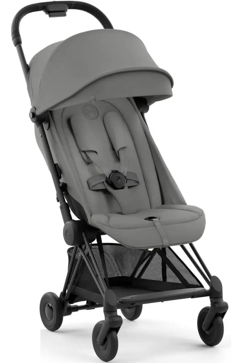 Carrinho de bebê dobrável ultracompacto preto adequado Cybex Coya