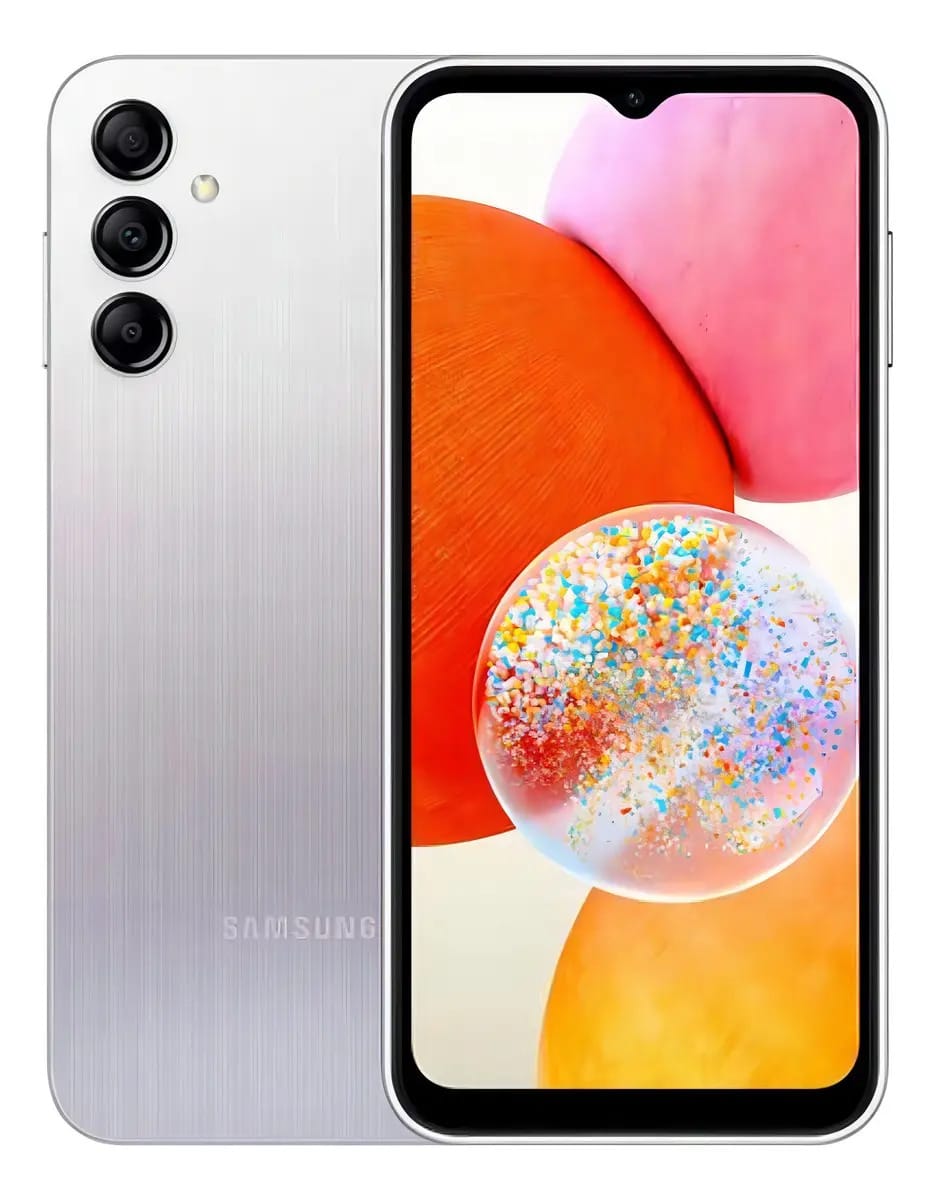 Samsung Galaxy A14 4G (MediaTek) Dual SIM 128 GB prata 6 GB RAM