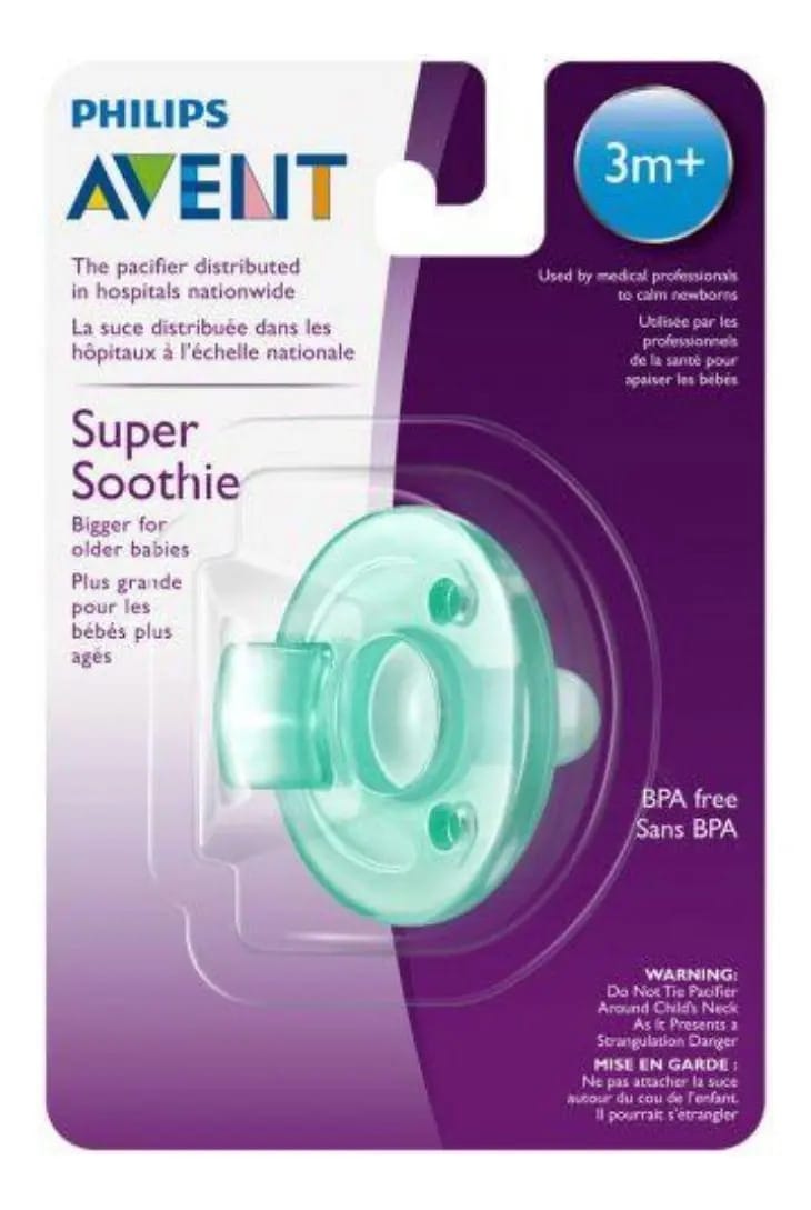 Avent Chupeta Soothie Unitaria 3m+ Verde Unissex - Raridade