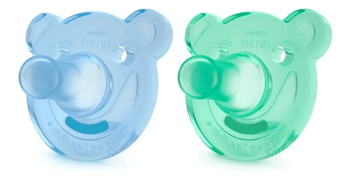 Philips Avent - Chupeta Soothie de 0 a 3 meses azul claro
