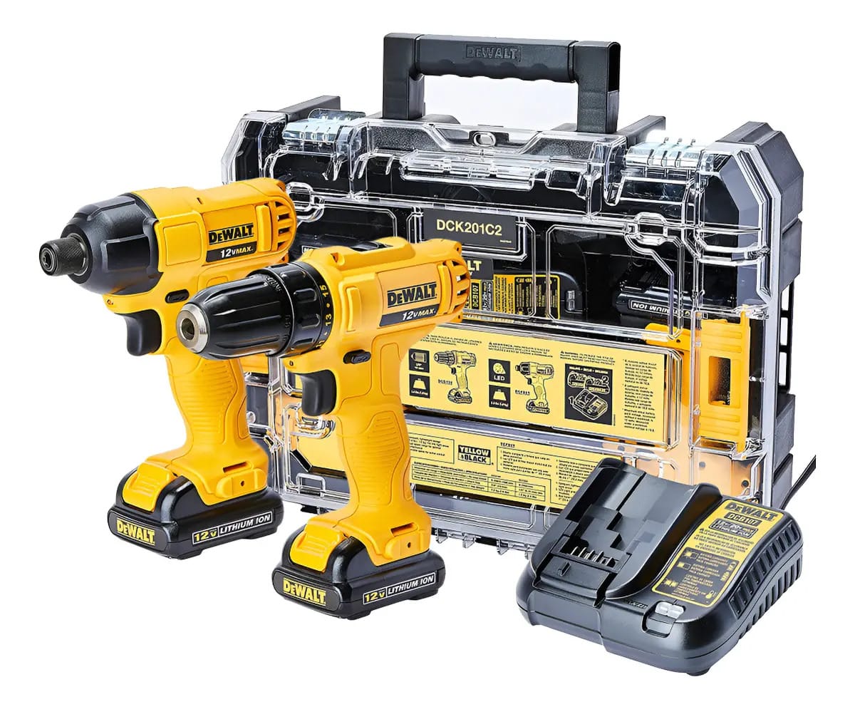 Combo Parafusadeira E Furadeira Impacto Dewalt Dck201c2