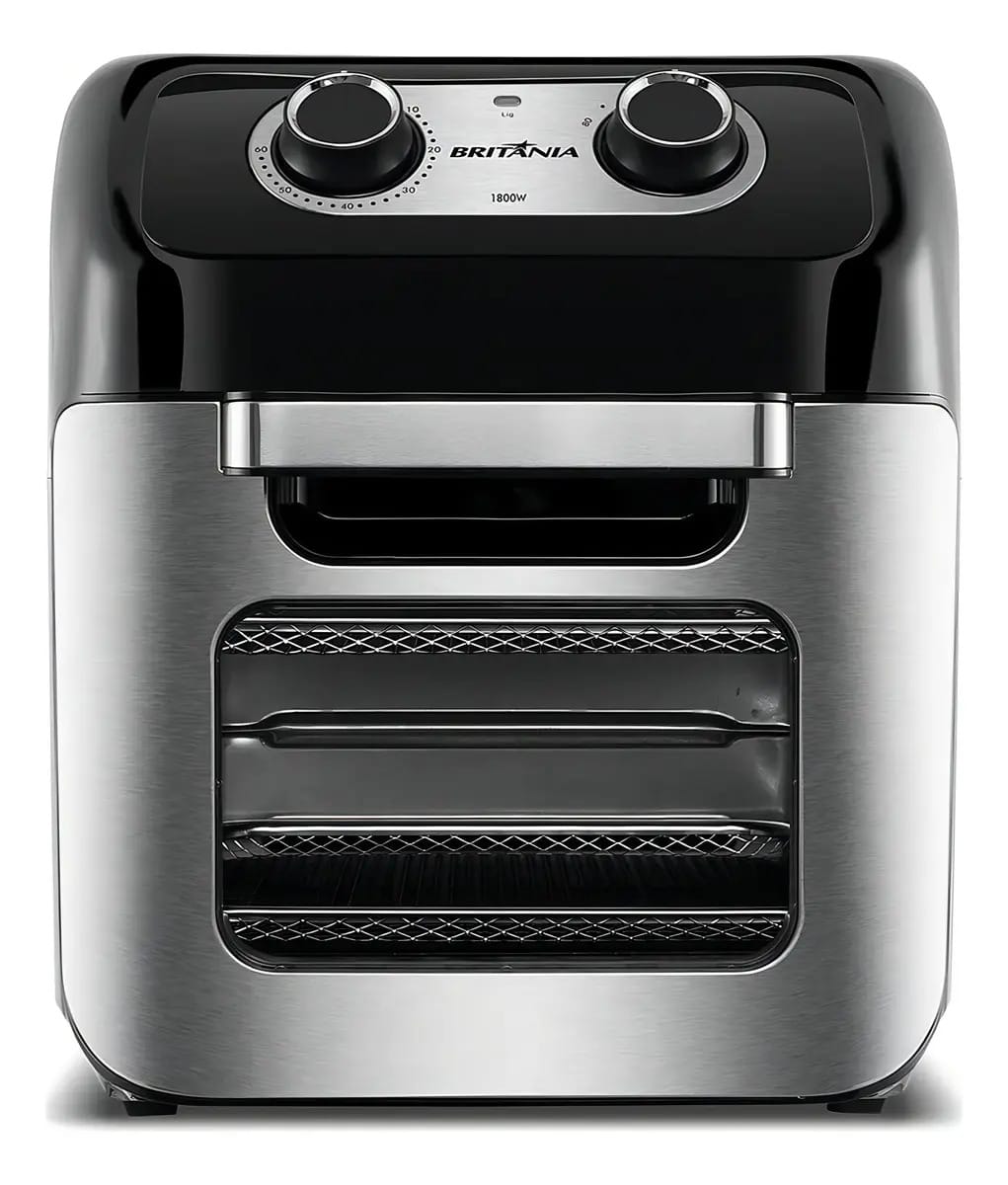 Britania Britânia Air Fryer Digital Oven 3 em 1 Preto