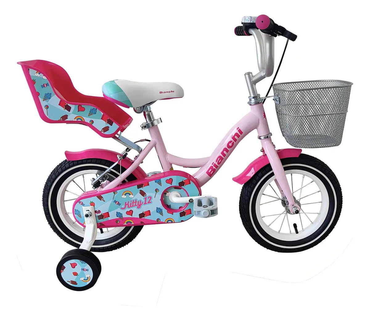 Bianchi Kitty 12 rosa/fúcsia, branco, tamanho de moldura única