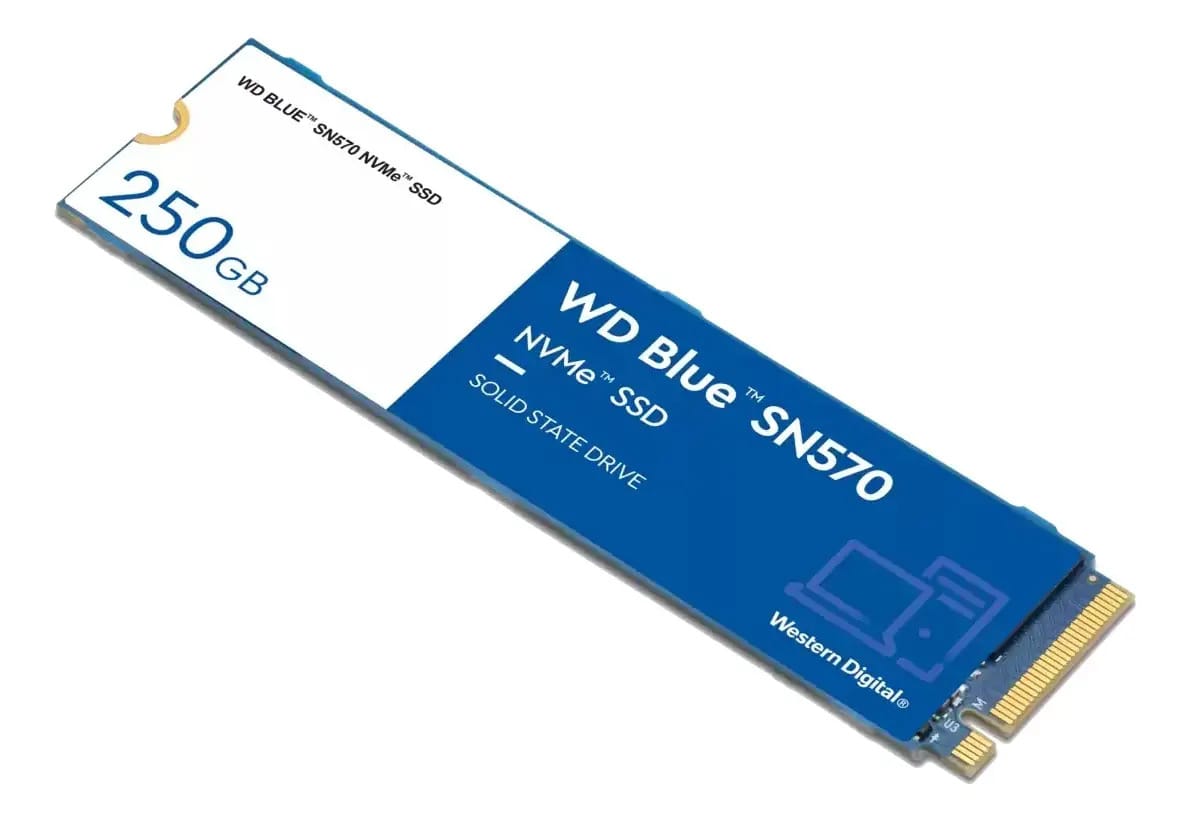 Ssd Wd Blue Sn570 250gb M.2 Pci-e Nvme Gen3 X4 Nvme V1.4