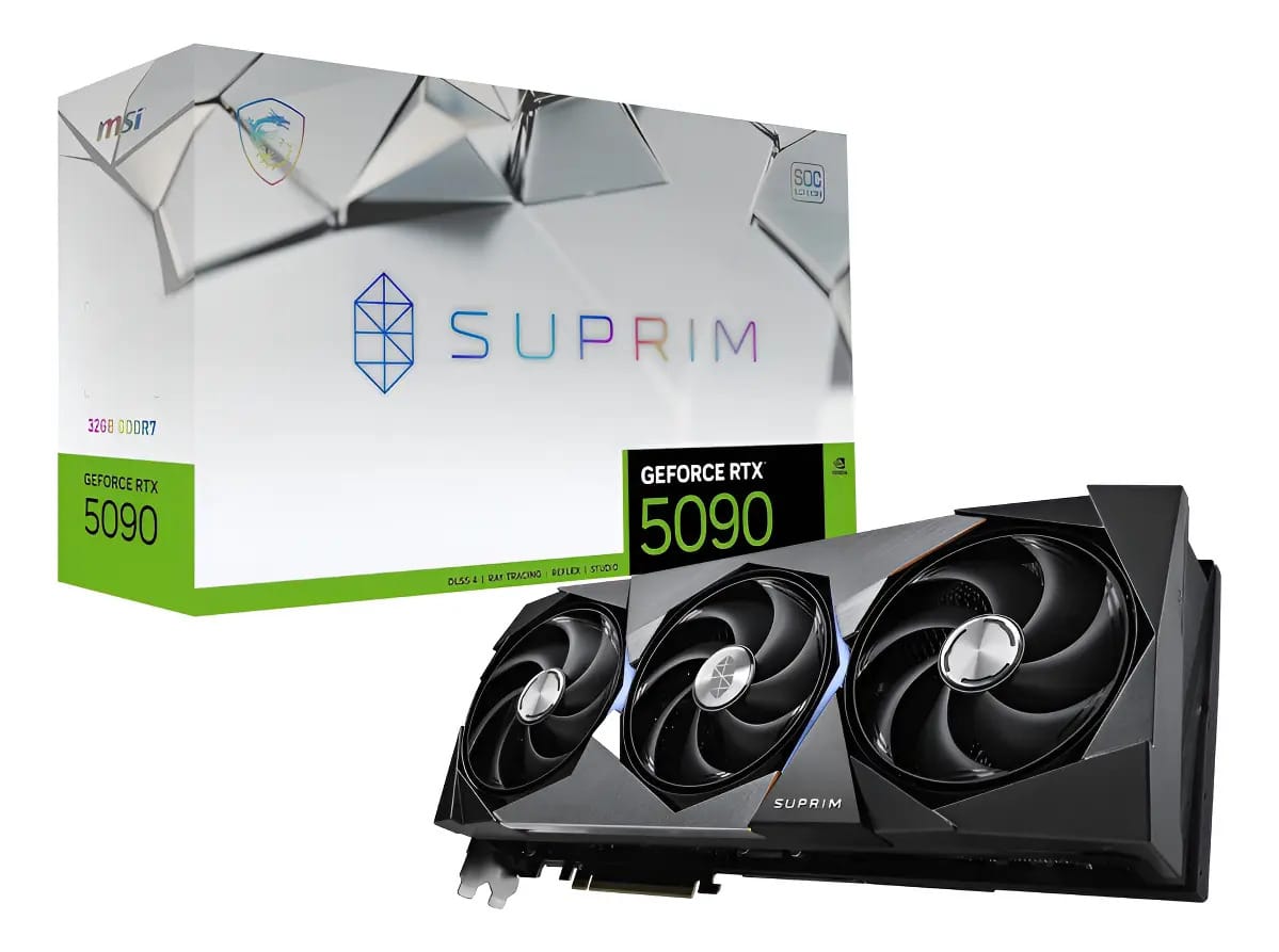 Nvidia RTX 5090 SUPRIM SOC