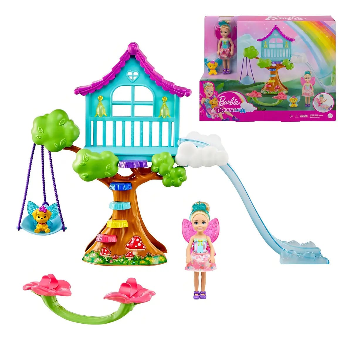Barbie Dreamtopia Cabana Mágica na Árvore