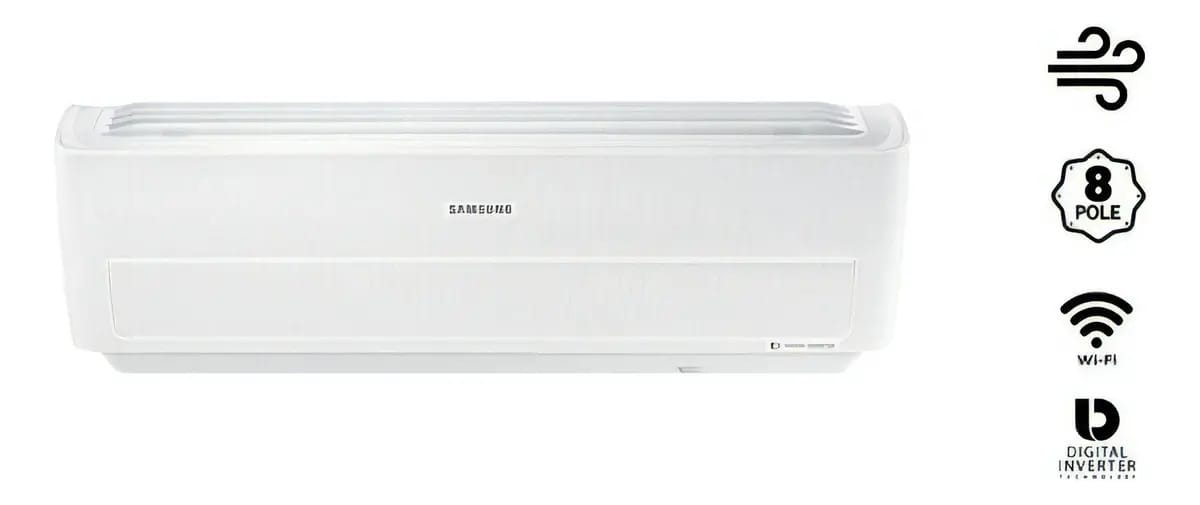 Ar condicionado frio com inversor split Samsung Windfree 12000 BTU AR12MVPXAWK