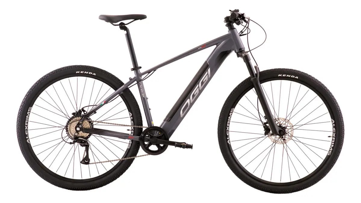 Bicicleta Elétrica Aro 29 Oggi Big Wheel 8.0 - 8v Cor Cinza/preto