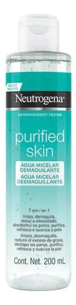 Água Micelar Demaquilante Purified Skin 200ml Neutrogena