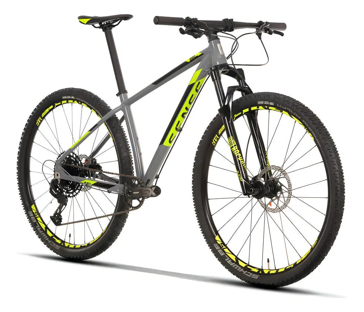 Bicicleta mountain bike Sense Impact SL 2020 R29 tamanho do uadro M - cinza/amarelo
