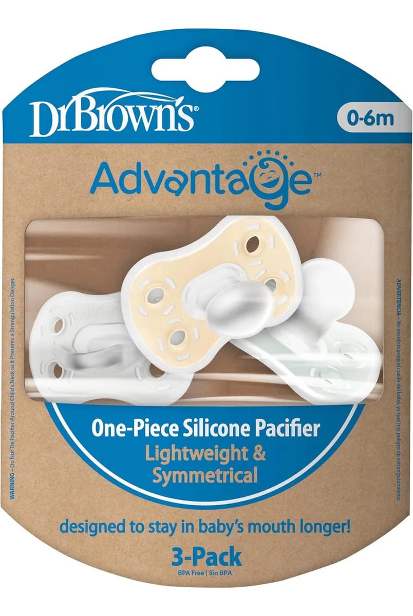 Dr Browns Advantage Onepiece Suckers 0-6 meses 3 neutros 0-6 meses