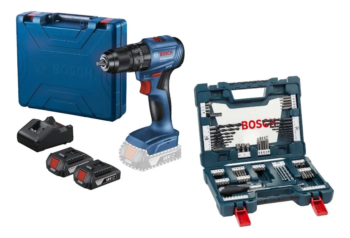 Bosch GSB 185 MAS ACCESORIOS gsb 185 x line 91 Caixa de papelão - Azul 0 rpm x 1.9 rpm